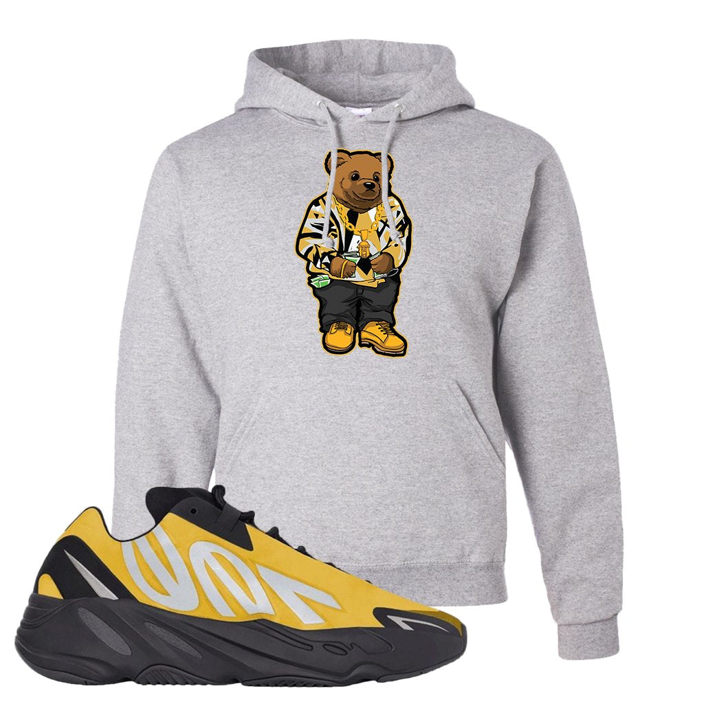 MNVN Honey Flux 700s Hoodie | Sweater Bear, Ash