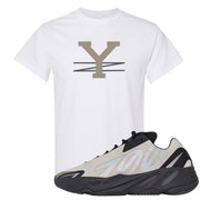 MNVN Bone 700s T Shirt | YZ, White