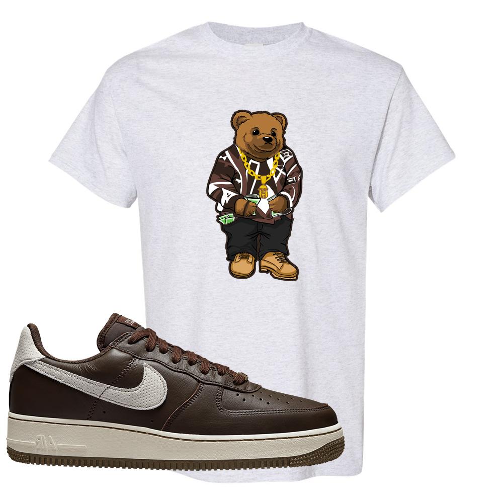 Dark Chocolate Leather 1s T Shirt | Sweater Bear, Ash