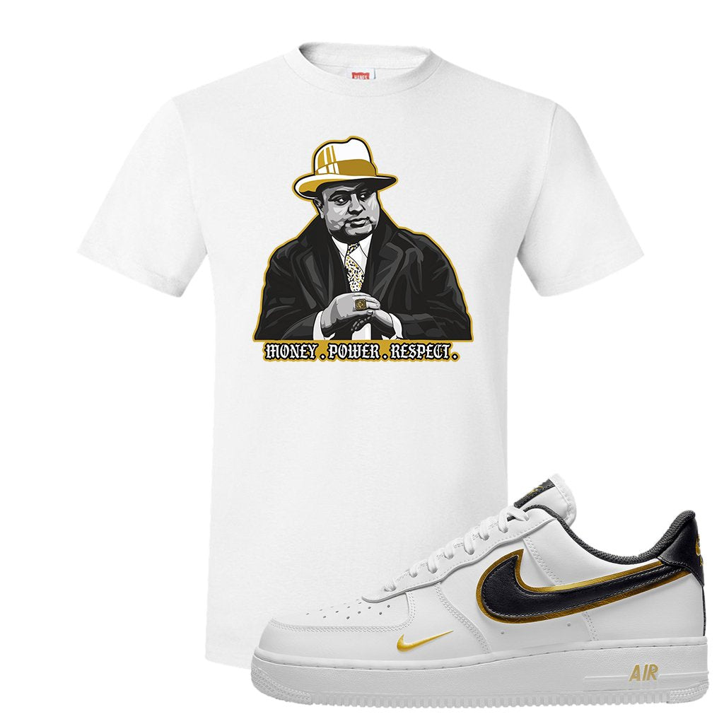 Air Force 1 Low White Gold T Shirt | Capone Illustration, White