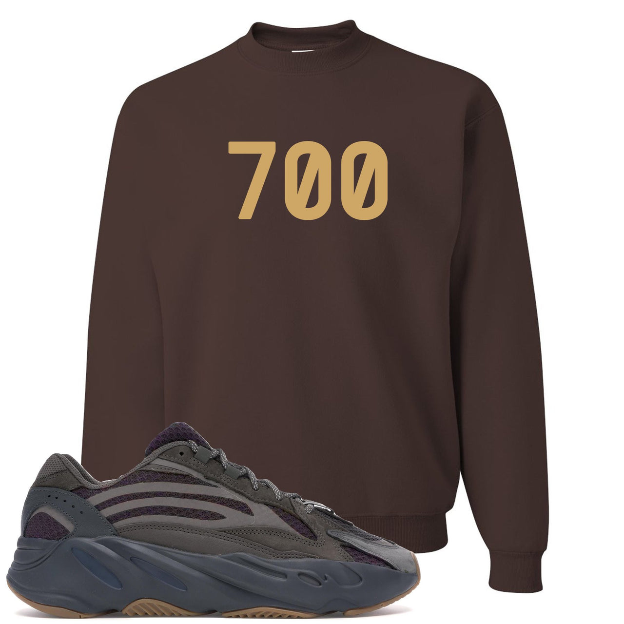 Geode 700s Crewneck Sweater | 700, Brown