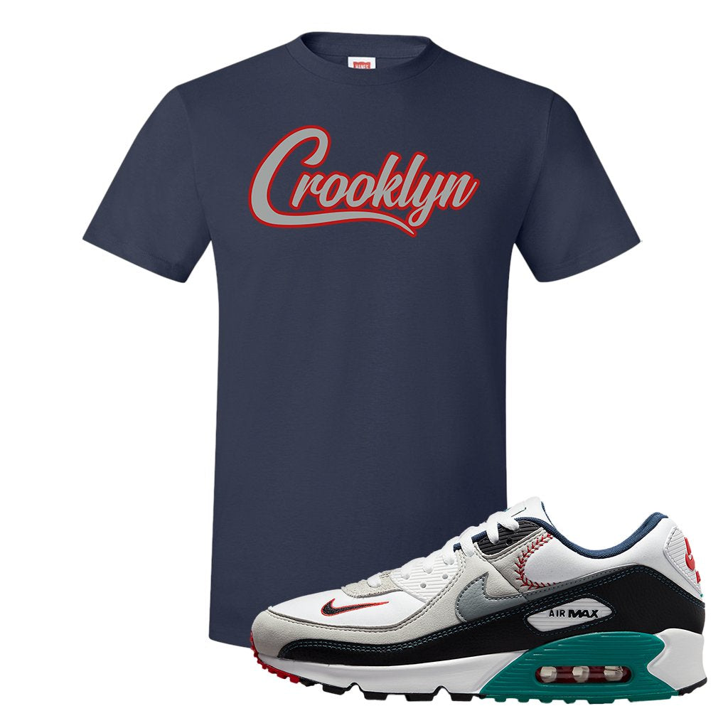Air Max 90 Backward Cap T Shirt | Crooklyn, Navy Blue