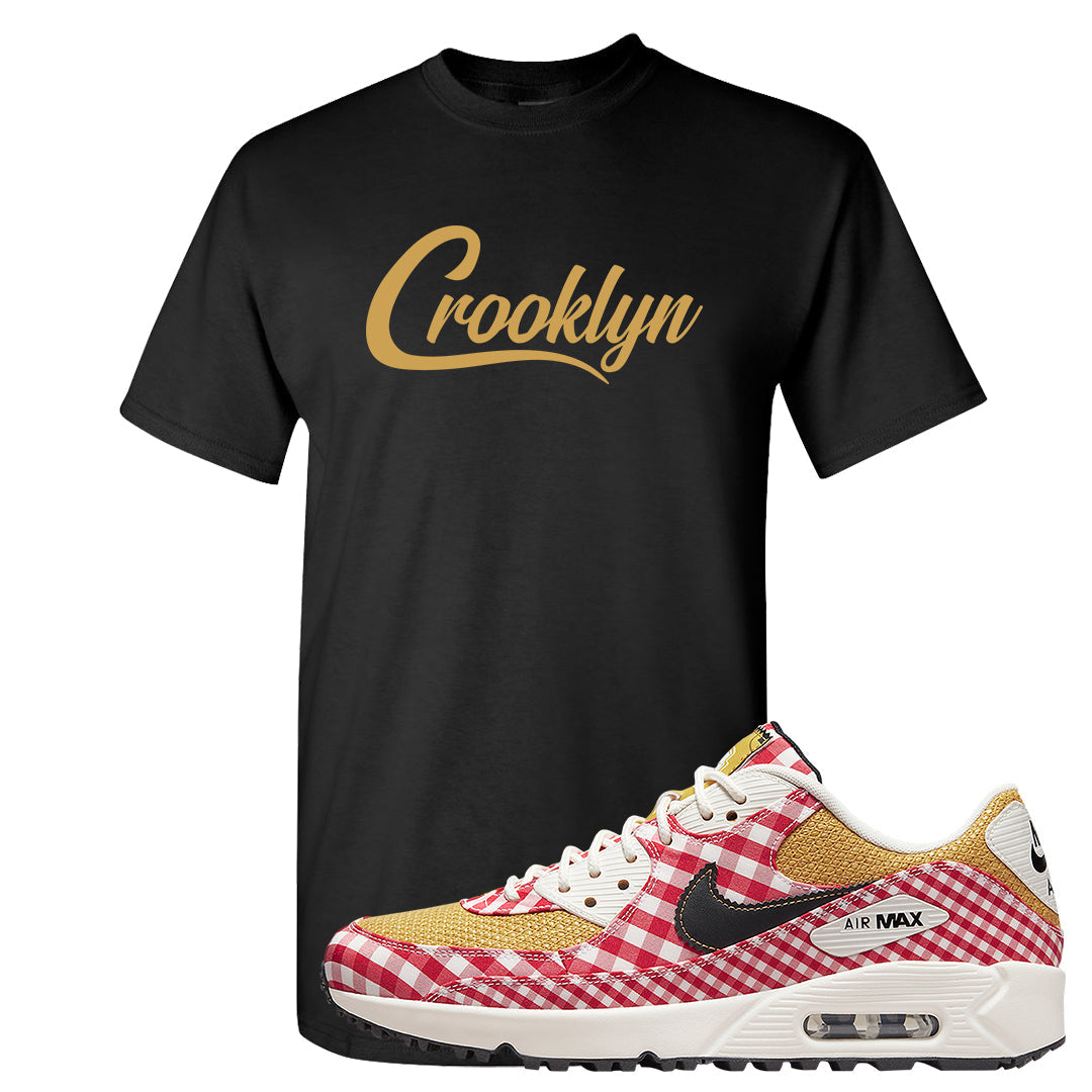 Picnic Golf 90s T Shirt | Crooklyn, Black