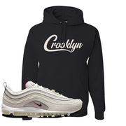 First Use Suede 97s Hoodie | Crooklyn, Black