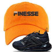 Air Max 720 OBJ Slip Sneaker Safety Orange Dad Hat | Hat to match Nike Air Max 720 OBJ Slip Shoes | Finesse