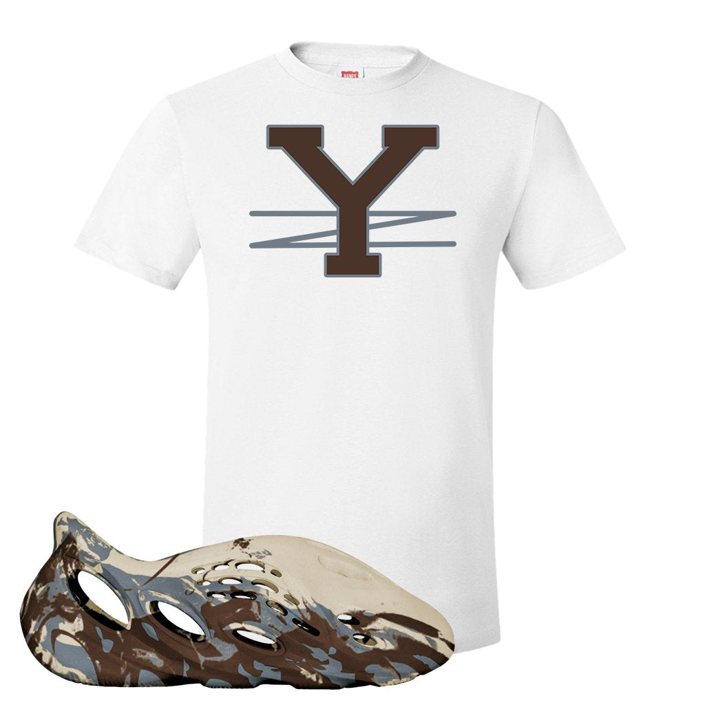 MX Cream Clay Foam Runners T Shirt | YZ, White