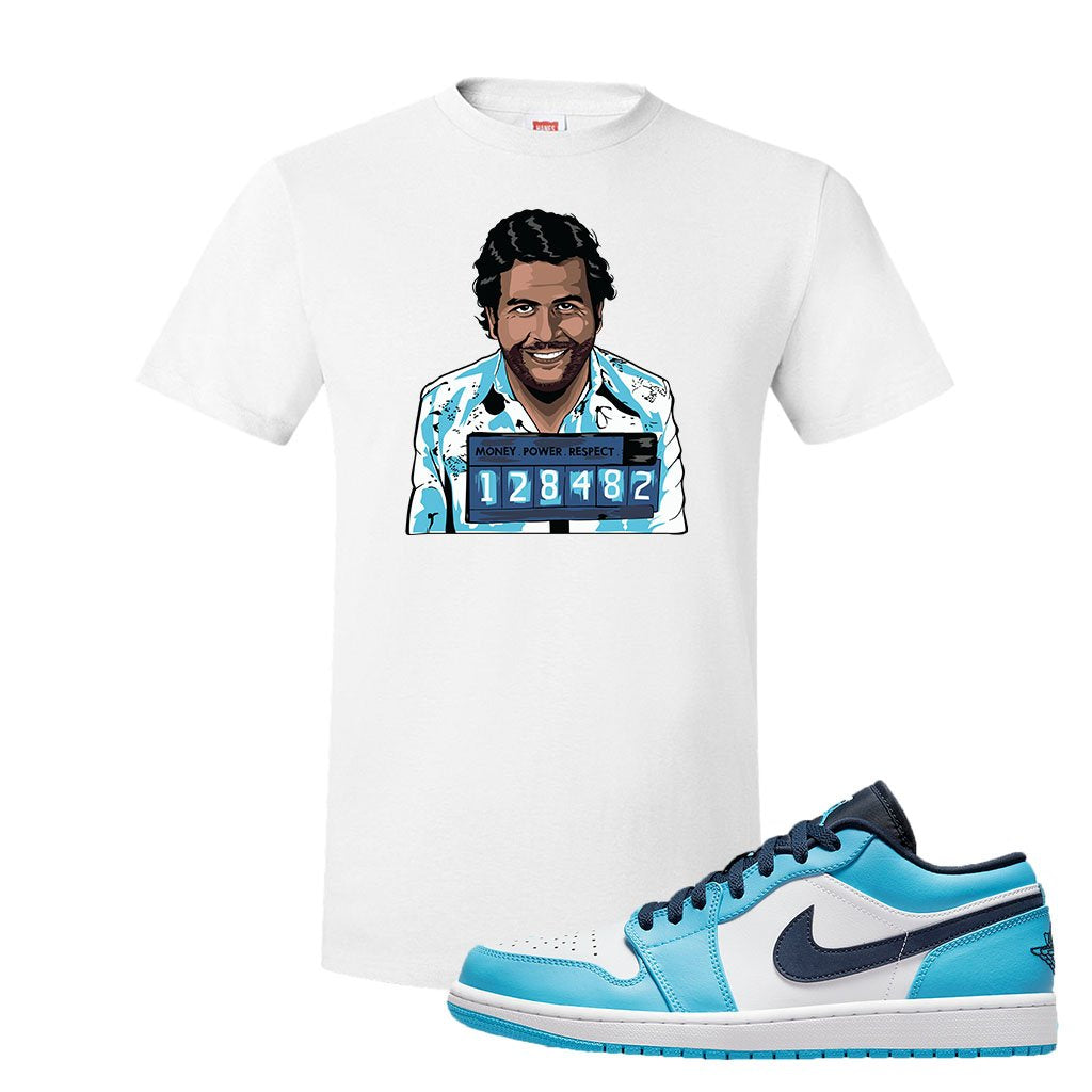 Air Jordan 1 Low UNC T Shirt | Escobar Illustration, White