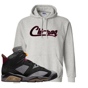 Bordeaux 6s Hoodie | Chiraq, Ash