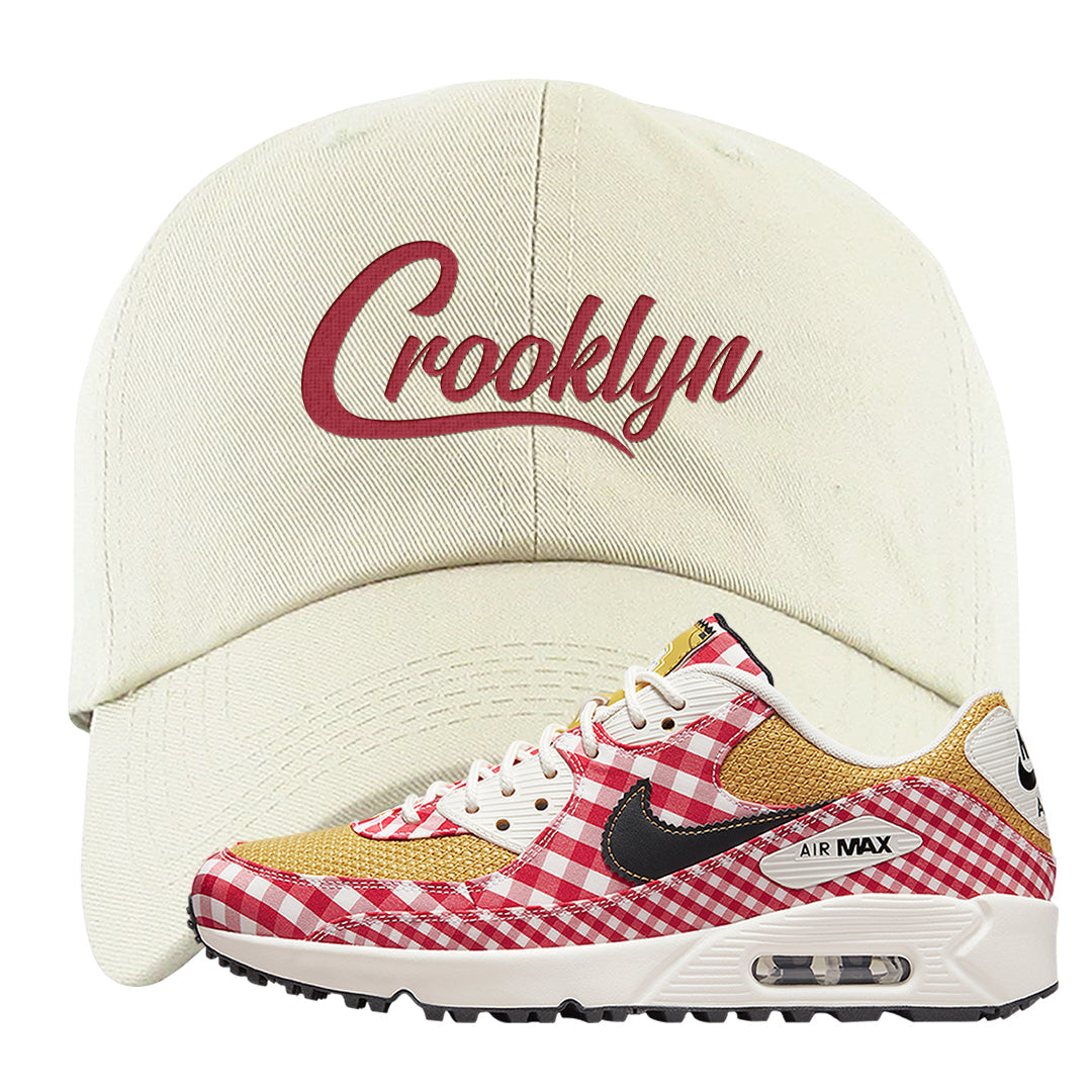Picnic Golf 90s Dad Hat | Crooklyn, White