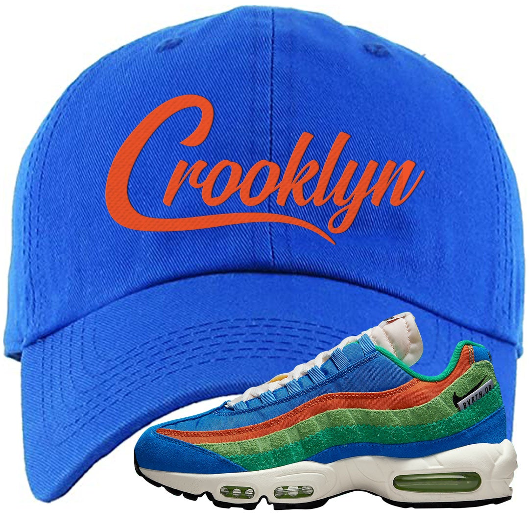 Light Blue Green AMRC 95s Dad Hat | Crooklyn, Royal