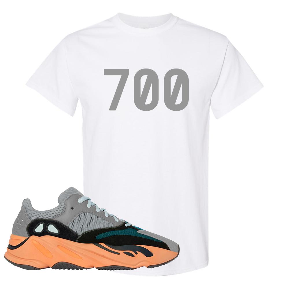 Wash Orange 700s T Shirt | 700, White