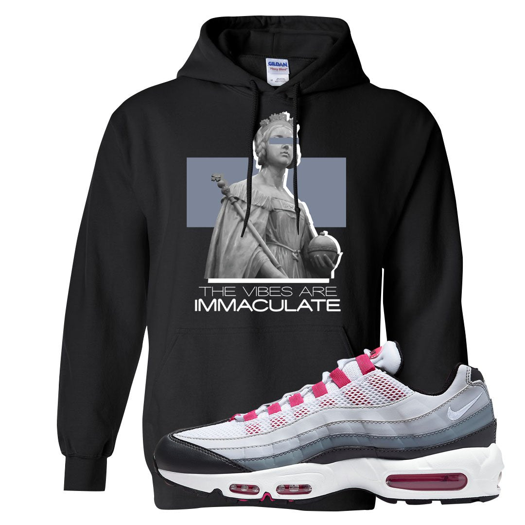 Next Nature Pink 95s Hoodie | The Vibes Are Immaculate, Black