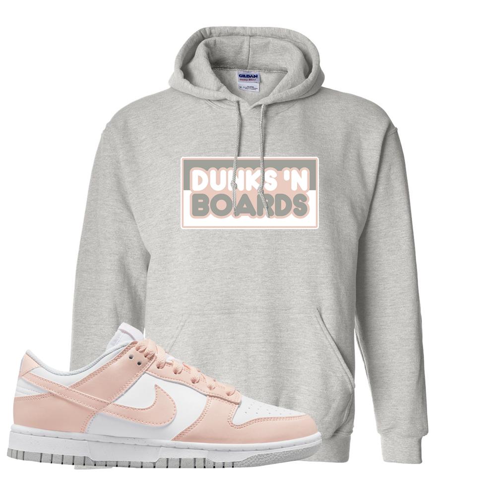 Move To Zero Pink Low Dunks Hoodie | Dunks N Boards, Ash