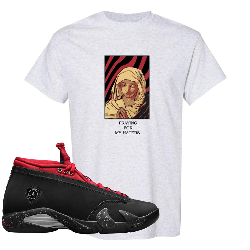 Red Lipstick Low 14s T Shirt | God Told Me, Ash