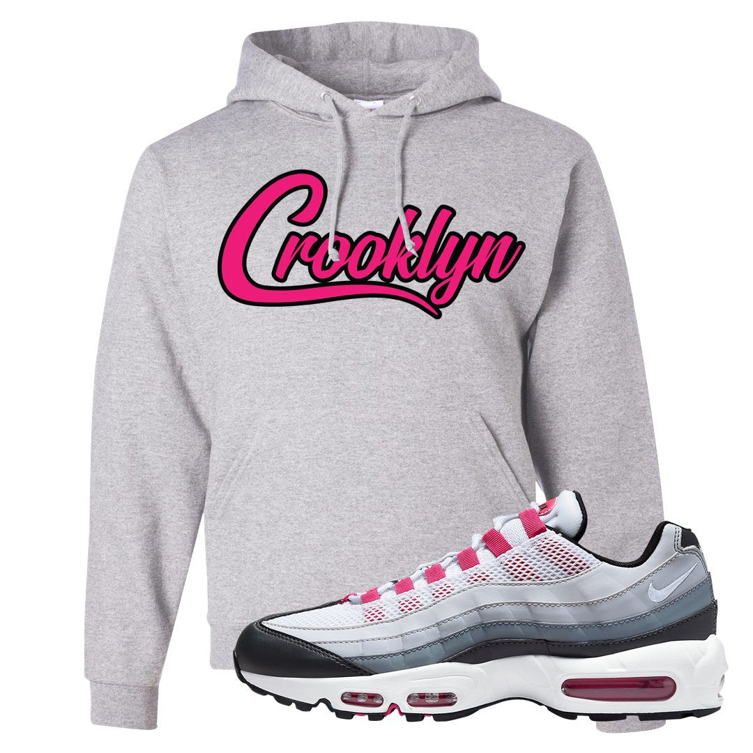 Next Nature Pink 95s Hoodie | Crooklyn, Ash