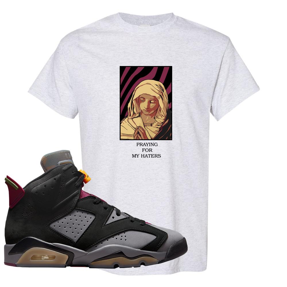 Bordeaux 6s T Shirt | God Told Me, Ash