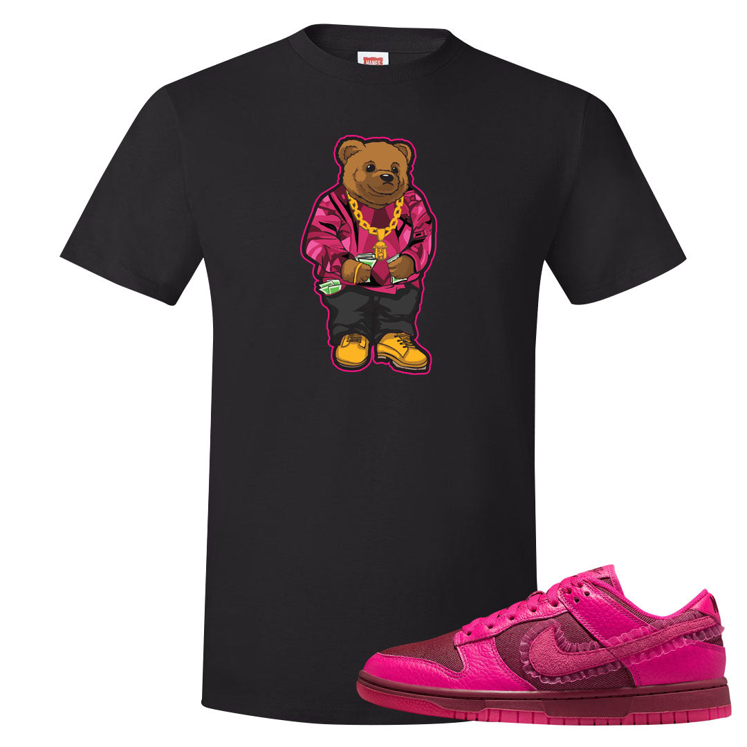 2022 Valentine's Day Low Dunks T Shirt | Sweater Bear, Black