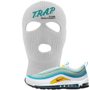 Spring Floral 97s Ski Mask | Trap To Rise Above Poverty, White