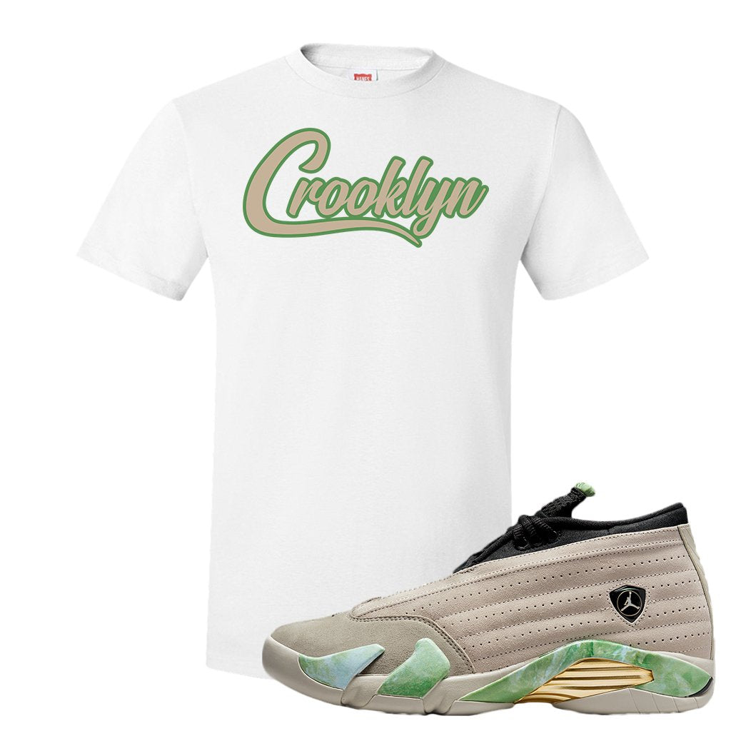 Fortune Low 14s T Shirt | Crooklyn, White