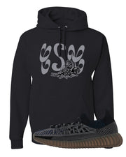 Slate Blue CMPCT v2 350s Hoodie | Certified Sneakerhead, Black