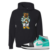 Air Jordan 1 Mid Tropical Twist Hoodie | Sweater Bear, Black