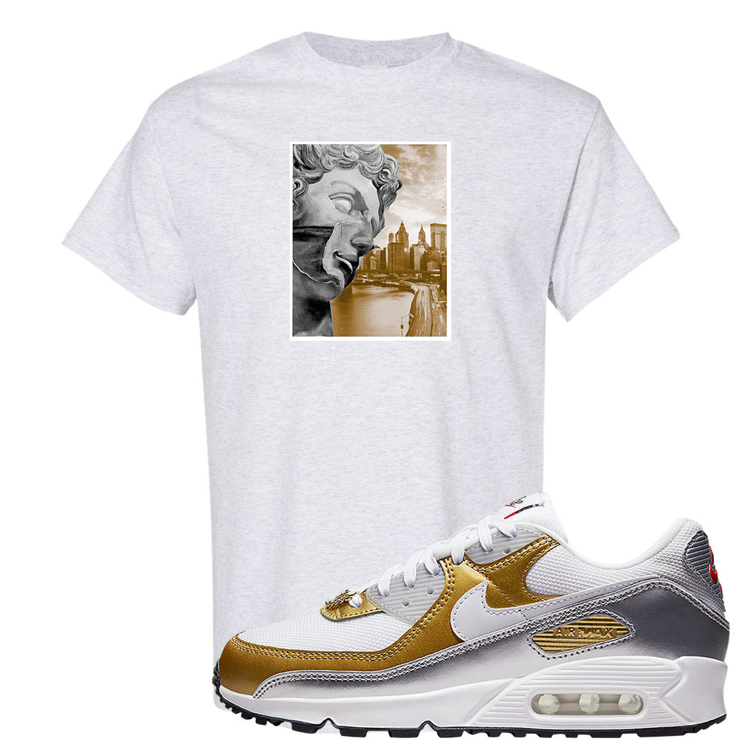 Gold Silver 90s T Shirt | Miguel, Ash