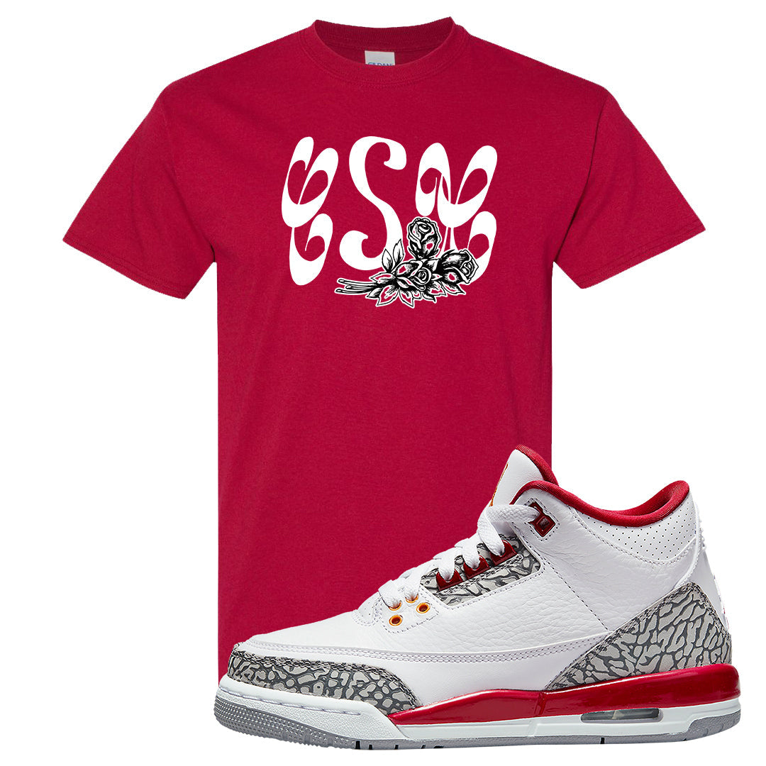 Cardinal Red 3s T Shirt | Certified Sneakerhead, Cardinal