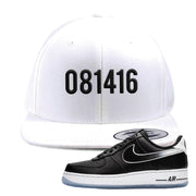 Colin Kaepernick X Air Force 1 Low 081416 White Sneaker Hook Up Snapback Hat