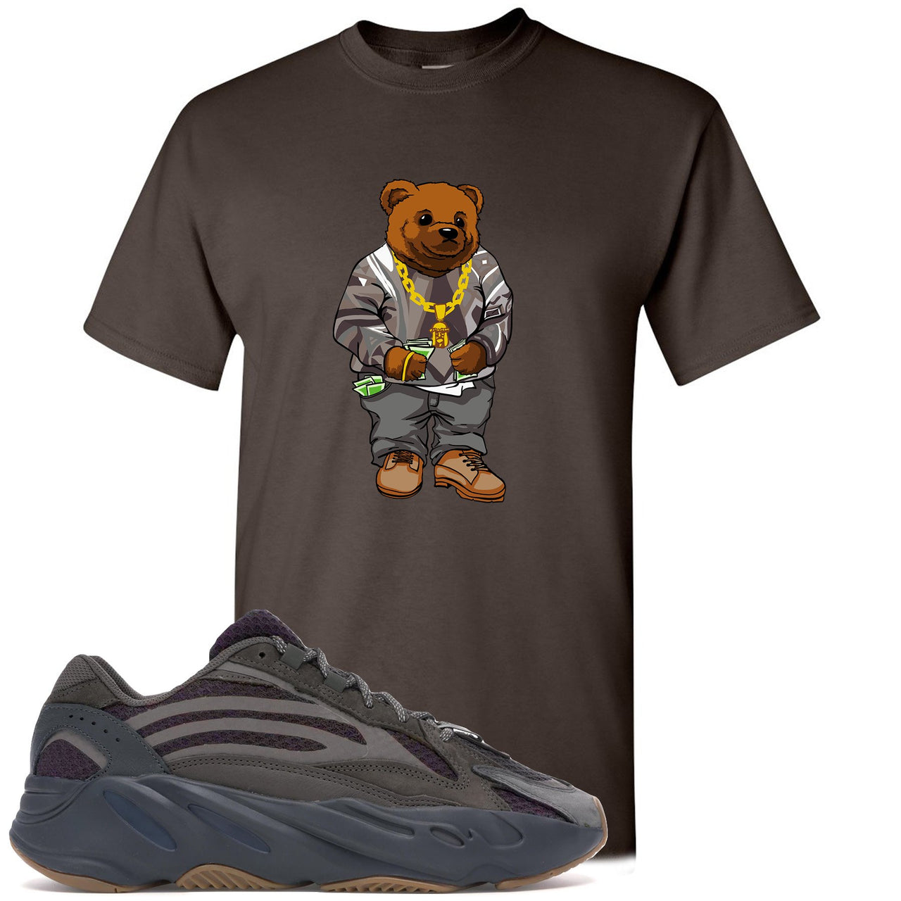 Geode 700s T Shirt | Sweater Bear, Dark Chocolate
