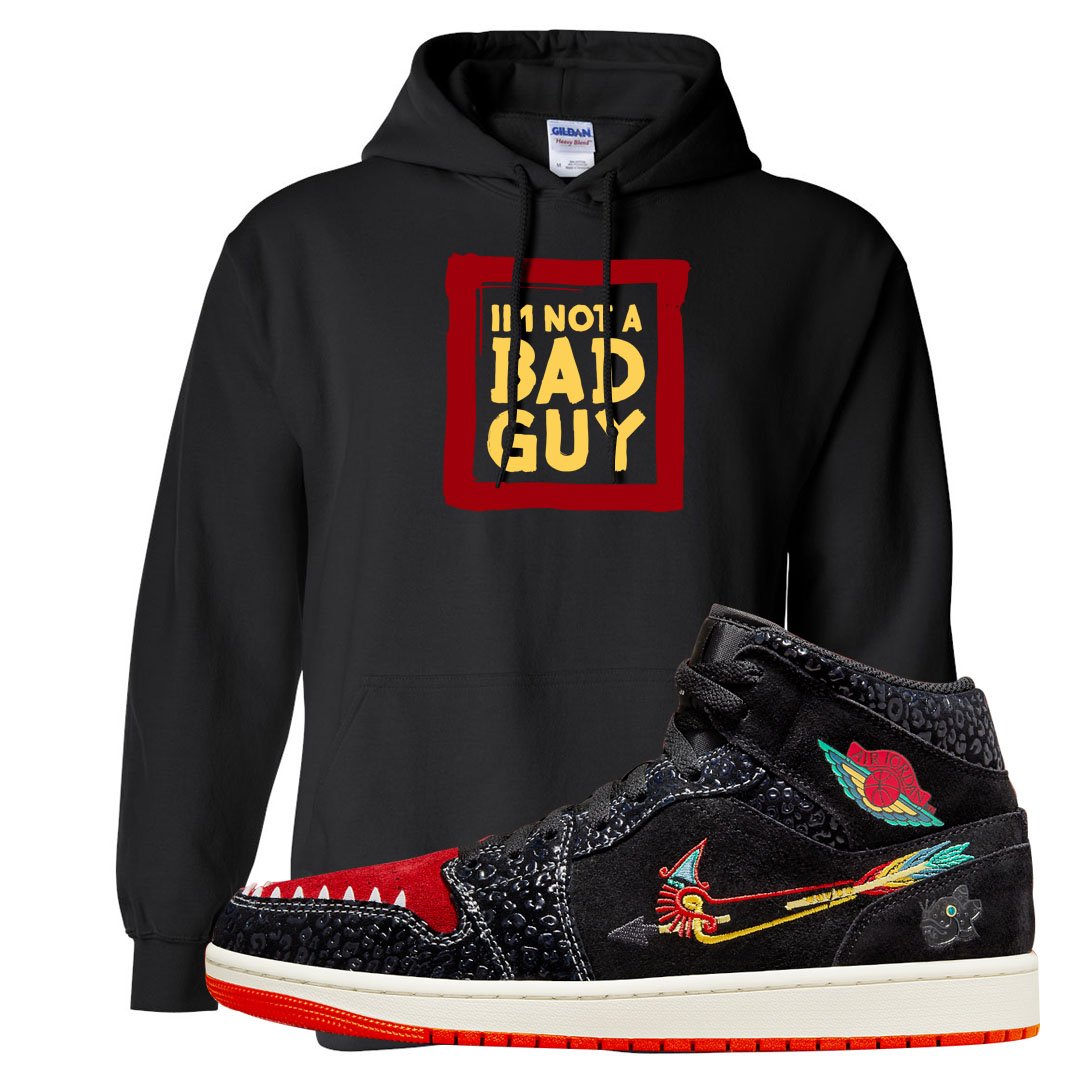 Always Familia Mid 1s Hoodie | I'm Not A Bad Guy, Black