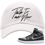 Alternate Shadow Mid 1s Dad Hat | Talk To Me Nice, White