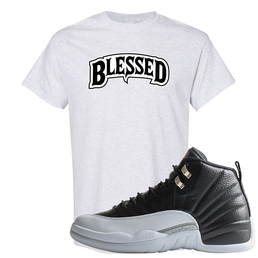 Playoff 12s T Shirt | Blessed Arch, Ash