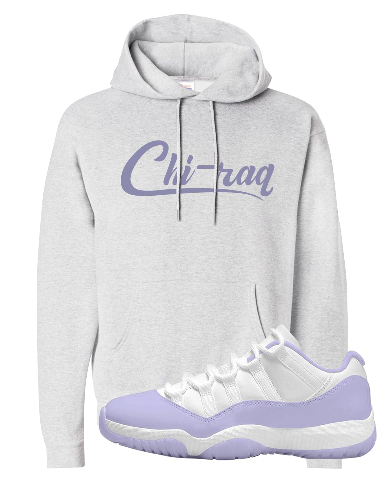 Pure Violet Low 11s Hoodie | Chiraq, Ash