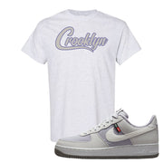 Toasty Low 1s T Shirt | Crooklyn, Ash