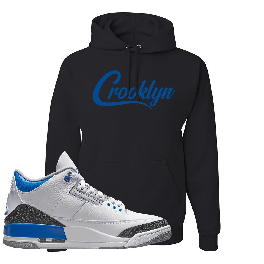 Racer Blue 3s Hoodie | Crooklyn, Black