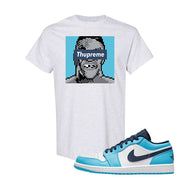 Air Jordan 1 Low UNC T Shirt | Thupreme, Ash