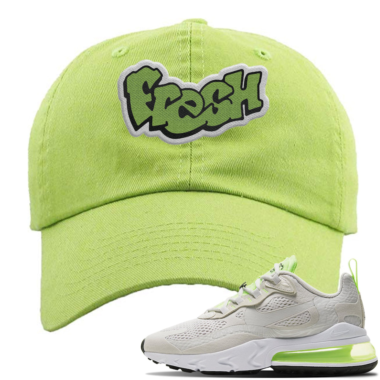 Ghost Green React 270s Dad Hat | Fresh, Lime Green