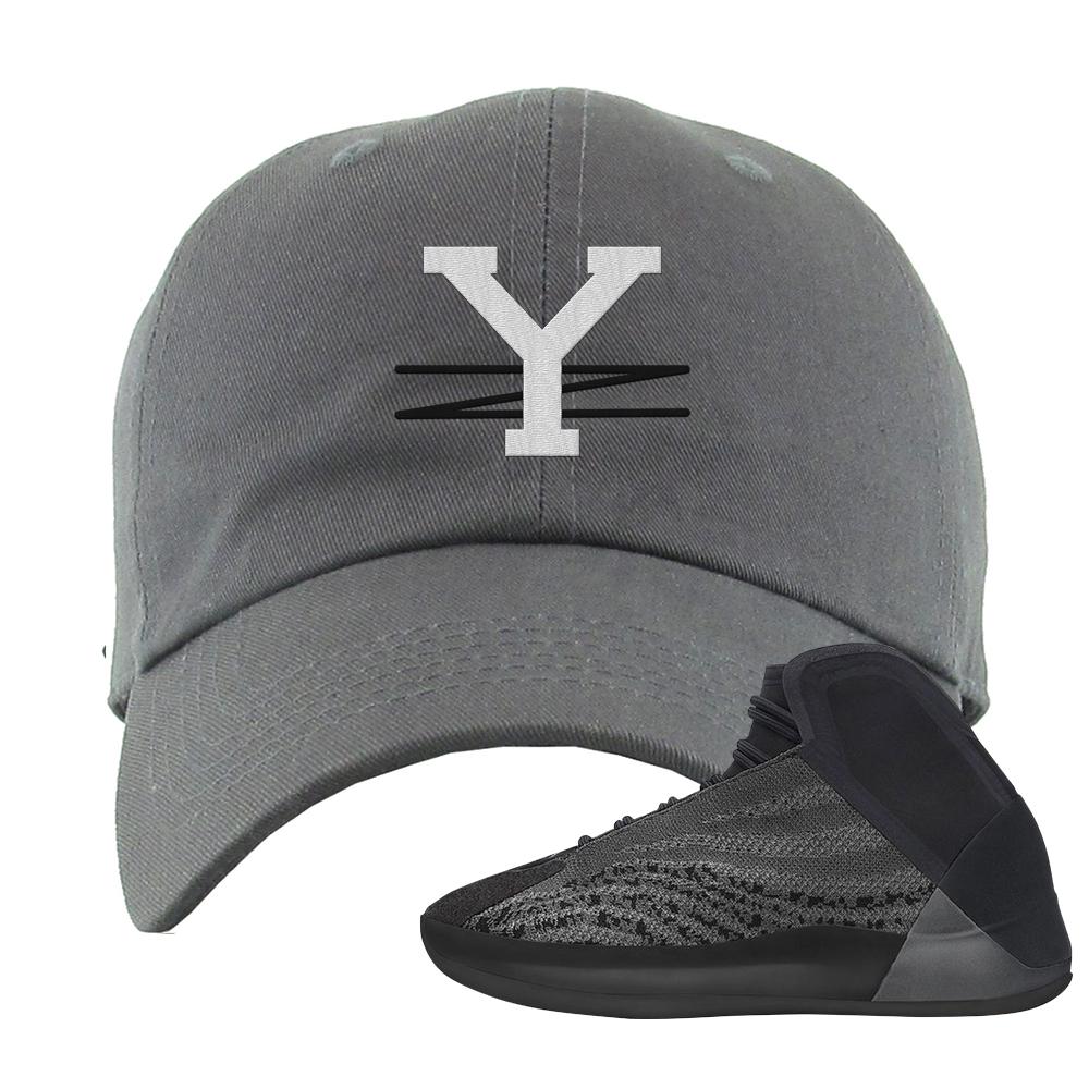 Onyx Quantums Dad Hat | YZ, Dark Gray