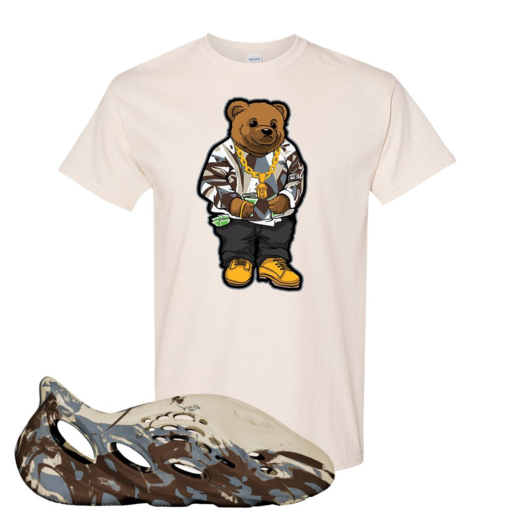 MX Cream Clay Foam Runners T Shirt | Sweater Bear, Natural