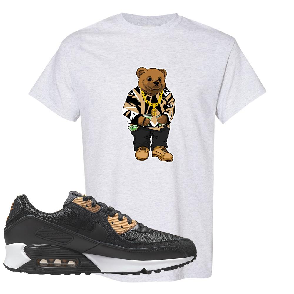 Air Max 90 Black Old Gold T Shirt | Sweater Bear, Ash