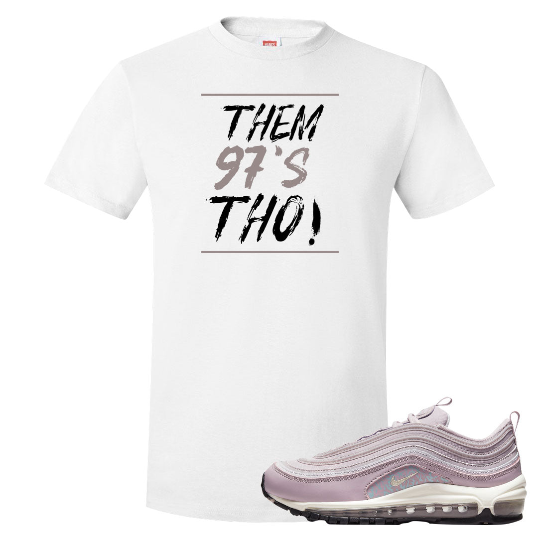 Plum Fog 97s T Shirt | Them 97's Tho, White