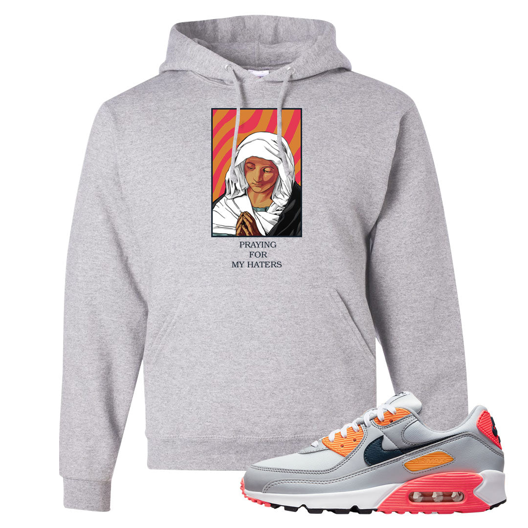 Sunset 90s Hoodie | God Told Me, Ash