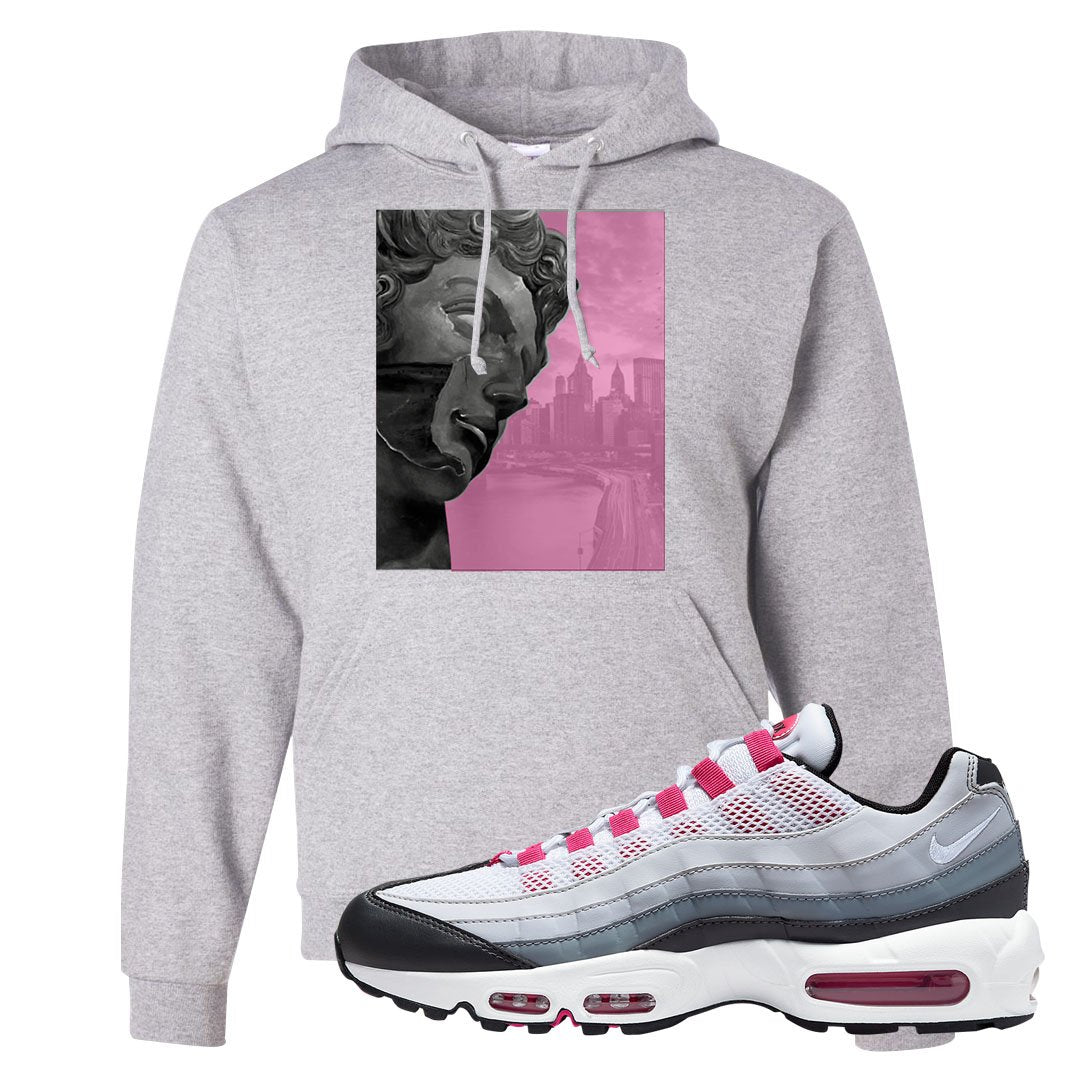 Next Nature Pink 95s Hoodie | Miguel, Ash