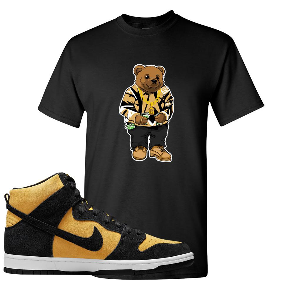 Reverse Goldenrod High Dunks T Shirt | Sweater Bear, Black
