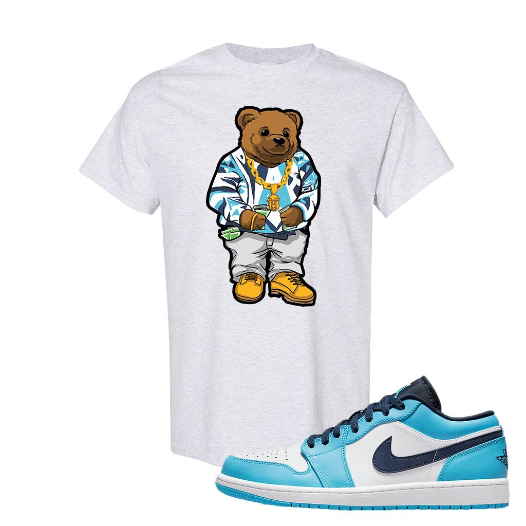 Air Jordan 1 Low UNC T Shirt | Sweater Bear, Ash