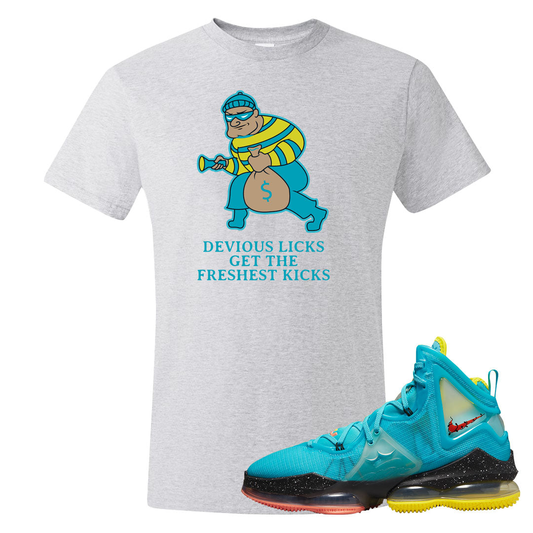 South Beach Christmas Bron 19s T Shirt | Devious Licks, Ash