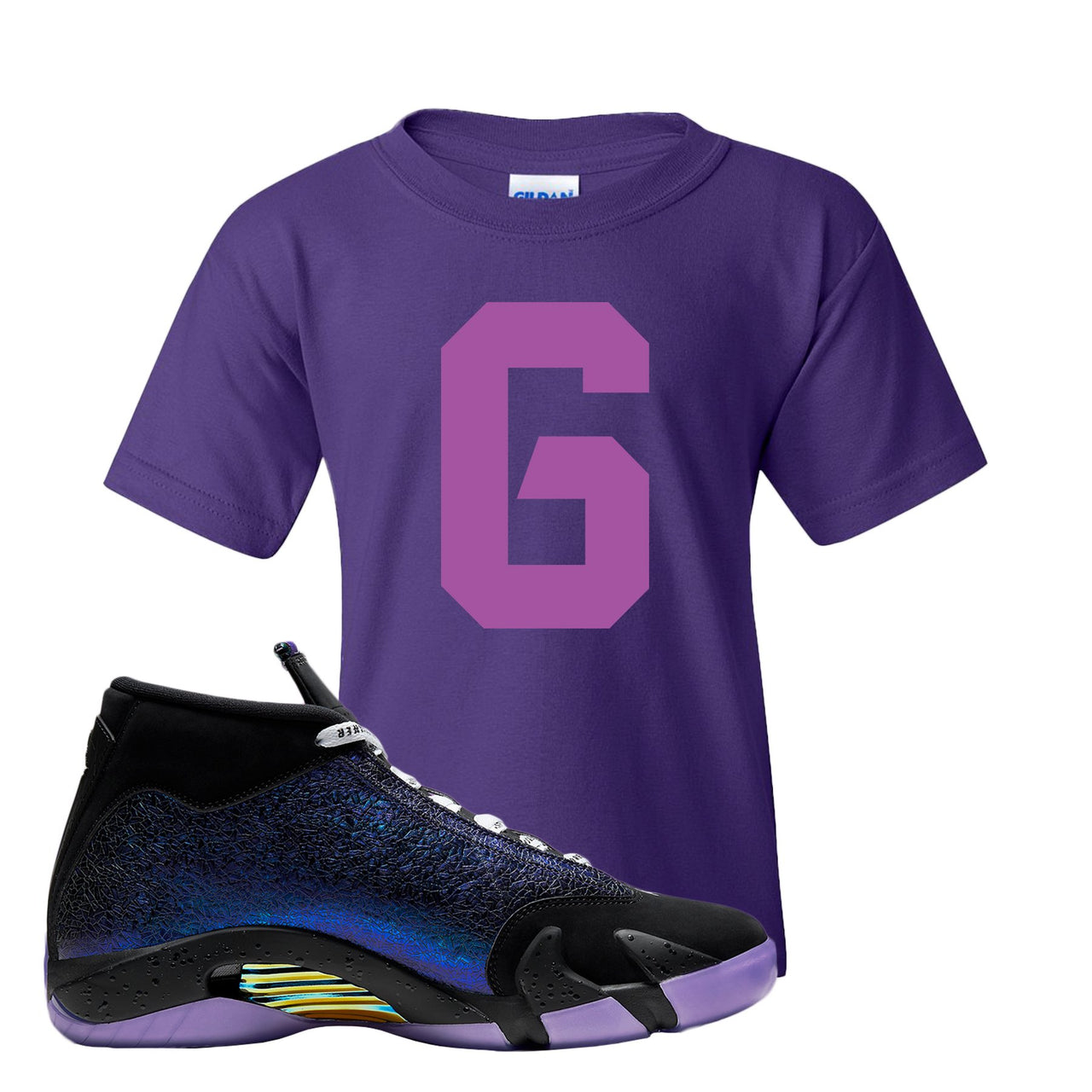 Doernbecher 14s Kid's T Shirt | Number 6, Purple