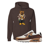 Air Max 90 Dark Driftwood Hoodie | Sweater Bear, Dark Chocolate
