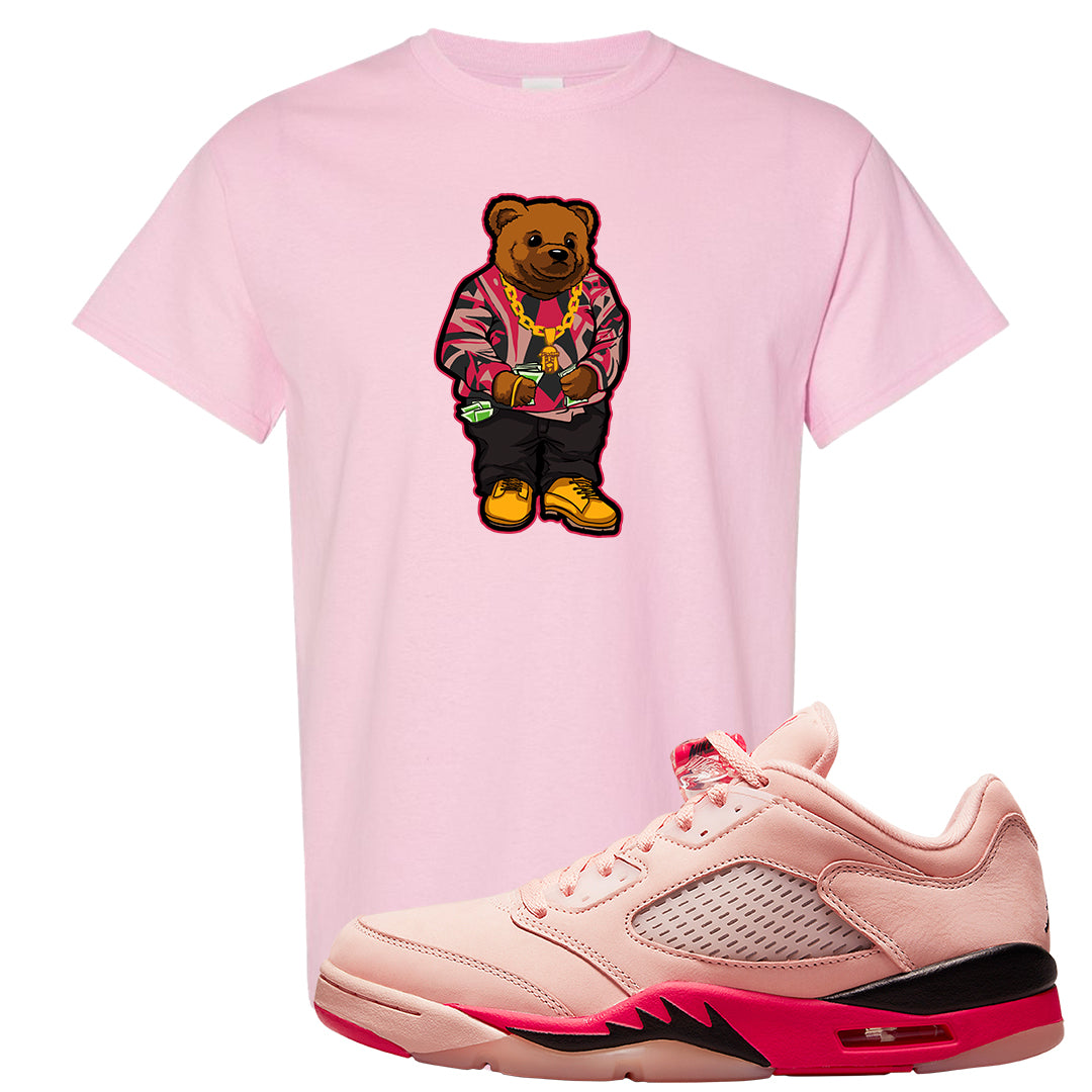 Arctic Pink Low 5s T Shirt | Sweater Bear, Light Pink
