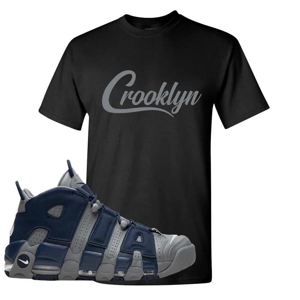 Georgetown Uptempos T Shirt | Crooklyn, Black